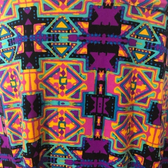LuLaRoe Psychedelic Carly - Picture 3 of 4
